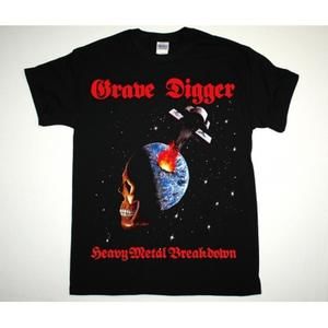 Grave Digger Heavy Metal Breakdown 84 New Black T-Shirt